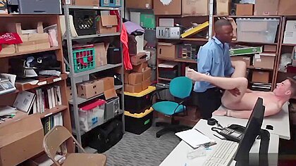 Teenie Detained By A Security Guard